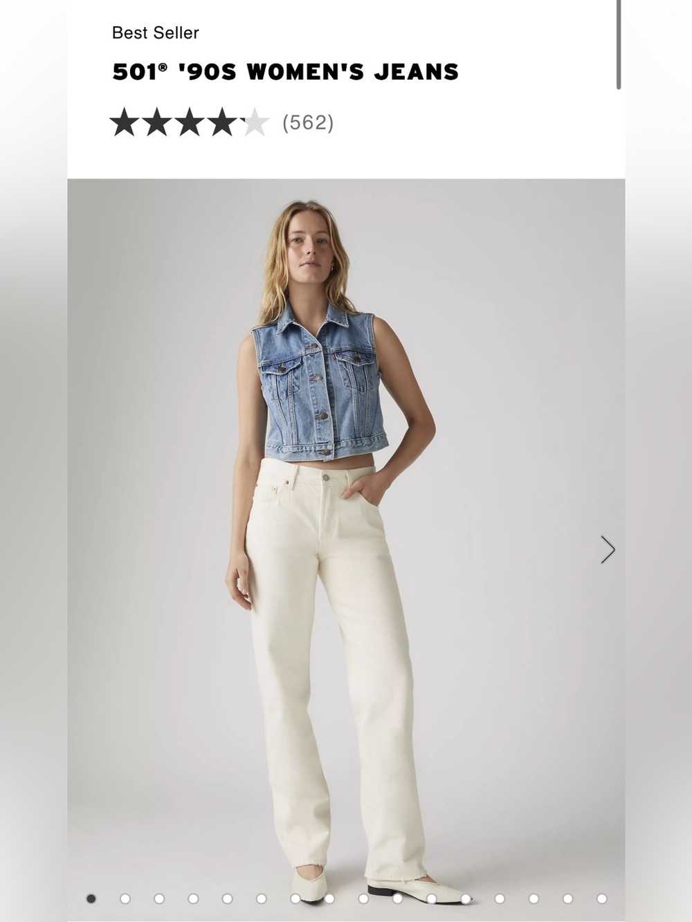 Levi's 501® '90s Women's Jeans ecru 29x32